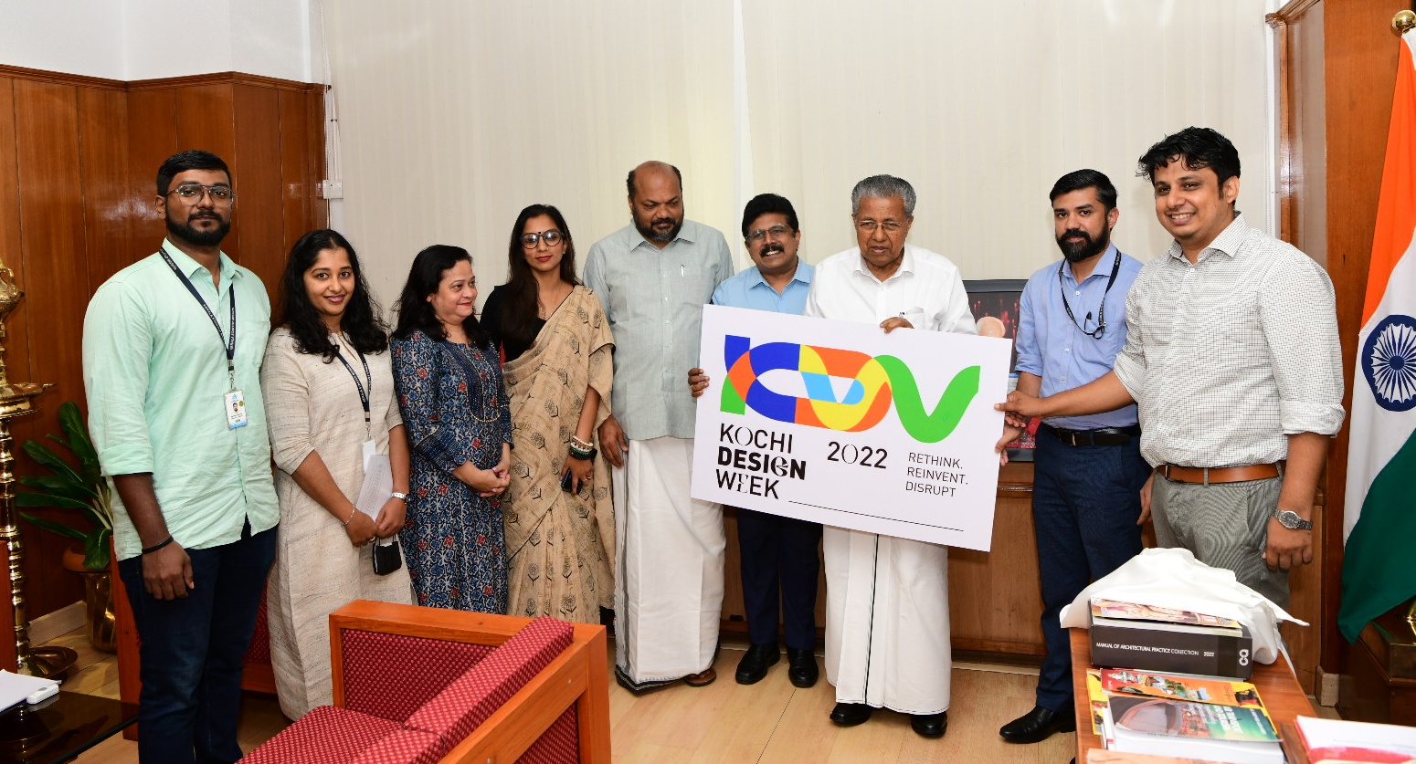 CM Pinarayi Vijayan releases logo of Kochi Design Week
